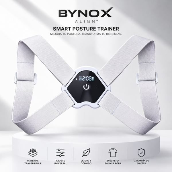 Corrector de Postura Inteligente BYNOX